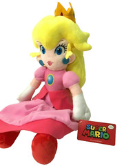 Jumbo Nintendo Super Mario Soft Plush Doll 16″ PRINCESS PEACH New. Toy