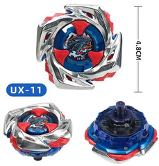 UX-11 Burst Beyblade Impact Drake Red Silver Starter Blue Spinning Top Gyro Toy