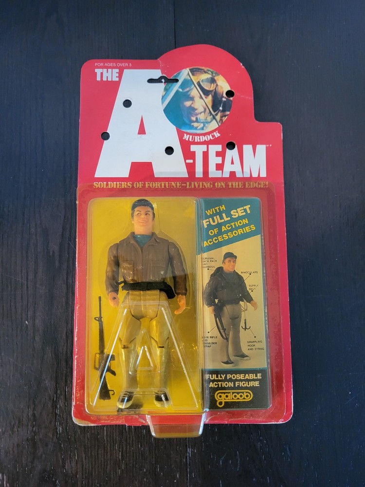 Murdock 1983 A-TEAM Galoob MOC NEW Sealed