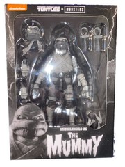 NECA TMNT x Universal Monsters Michelangelo as The Mummy 7in Figure NIB