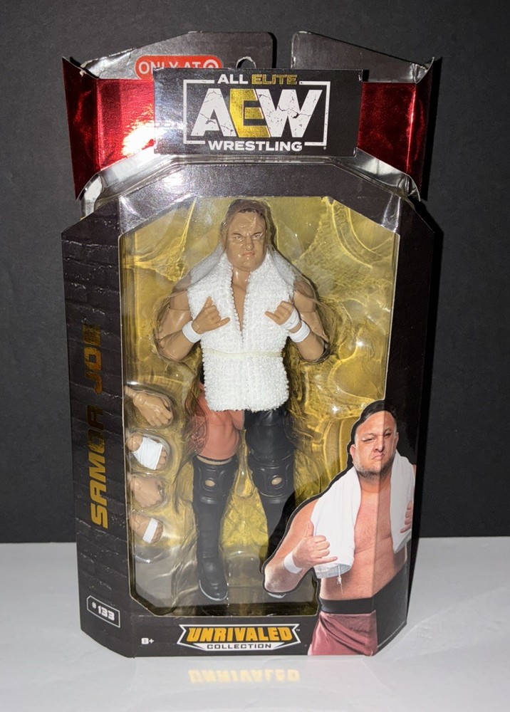 NEW AEW Wrestling Unrivaled Samoa Joe #133 Action Figure Target Exclusive