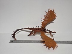 2010 DreamWorks How To Train Your Dragon Monstrous Nightmare Orange 13 inch