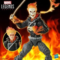 Hasbro Marvel Legends Retro Collection Ghost Rider Action Figure In Hand