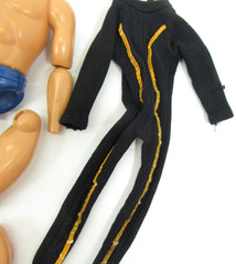 Hasbro Super Joe 1977 Action Figure Parts Working Chest Pack & Outfit Vtg 70s