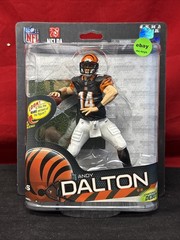 McFarlane NFL Andy Dalton Cincinnati Bengals Home Jersey Series 32 Figure New