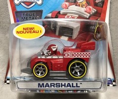 NEW PAW Patrol MARSHALL Ready Race Rescue True Metal Race Car Action Toy Figure