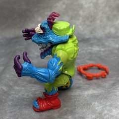 Wyrm Teenage Mutant Ninja Turtles TMNT 1991 Playmates VTG Action Figure & Belt