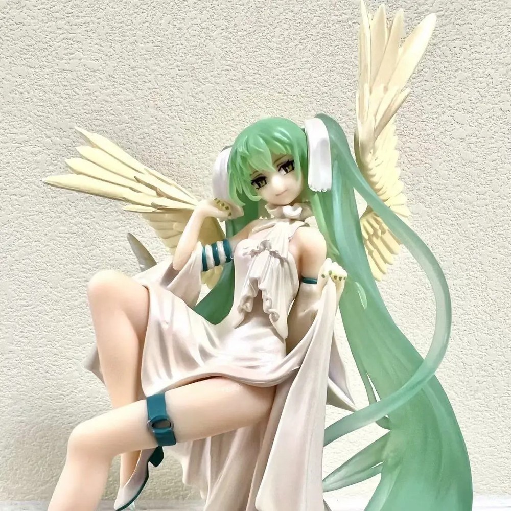 Hatsune Miku Wedding Dress Kawaii Swimsuit PVC Action Figure Gift