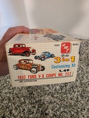 32 Ford V-8 The Deuce 1932 1/25 Model Kit AMT Vintage MIB PARTS LOT Some Built