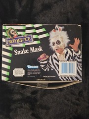 BNIB Vintage Beetlejuice Snake Mask Kenner 1990 ! Halloween Super Rare Open Box