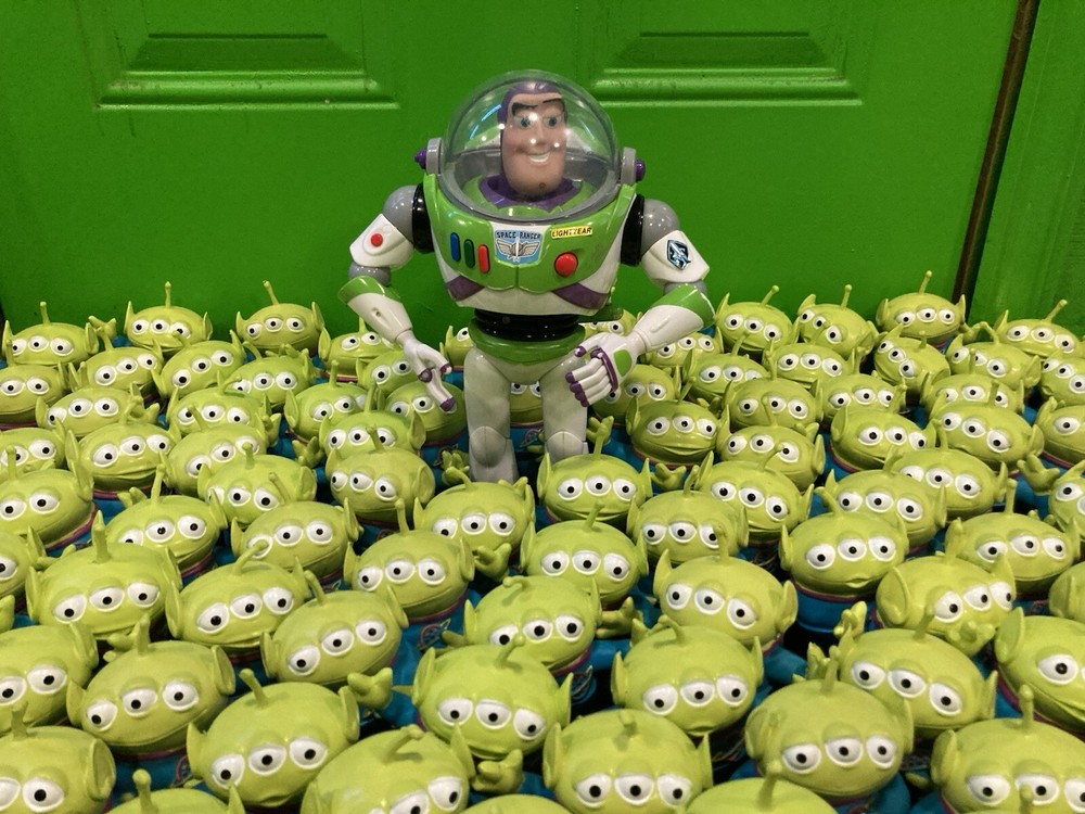 Pick & Choose Toy Story Space Aliens Latex Squeaky Dog Toys MOVIE ACCURATE