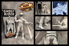 Custom 8″ Mego Scale Ghost Rider Carter Slade Complete Action Figure with Box