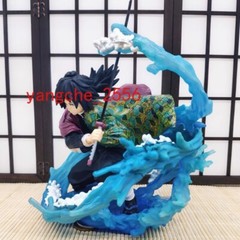 Demon Slayer Tomioka Giyuu Anime Peripherals Figure Ornaments PVC Collection NEW