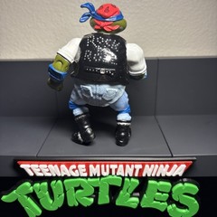 1991 Vintage TMNT Classic Rocker Leonardo Figure Teenage Mutant Turtles