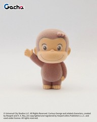 Curious George Osaru Flocky Fuzzy Figures Gachapon (Full 4-Set)