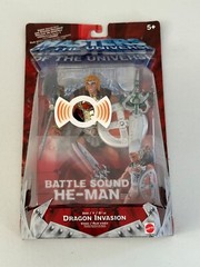 Masters of the Universe Battle Sound He-Man Action Figure Mattel 2001 NEW w/ VHS