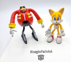 Jakks Pacific 30th Giant Eggman Robot Battle Set Complete 4″ Knuckles Shadow Lot