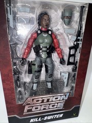 Kill Switch Female RED Box 6″ Scale ACTION FORCE Valaverse Figure Rare New