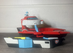 Paw Patrol Mighty Movie Pup Squad Aircraft Carrier HQ Car Vehicle