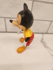 Vintage Mickey Mouse 5.5″ Tall Walt Disney Production Figure Toy Rubber Face