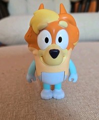 Bluey Figure Uncle Rad Heeler RARE Replacement from Family Multi Pack Blue