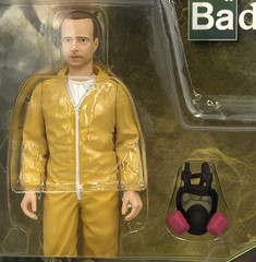 Mezco Toyz Breaking Bad Jesse Pinkman Yellow Hazmat Action Figure New Sealed