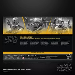 Star Wars Black Series 6″ ARC Trooper Commander Colt Havoc Blitz 3-Pack 260801