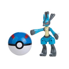 Lucario About Pokemon Anime Figure Figure Pokeball Action Deformation Toy Model
