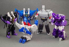 Pocket Size Small Scale MFT Car Plane Vehicle Combined Robot Destroyer Figures