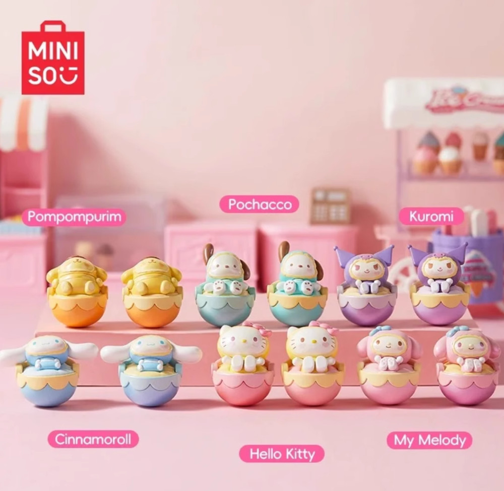 💡Moetch Mini x Sanrio Characters Baby Cradle – Set of 3 Mini Blind Bags