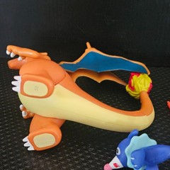 POKEMON BATTLE Deluxe 4.5″ Action FIGURE LOT CHARIZARD ASH KETCHUM POPPLIO NICE
