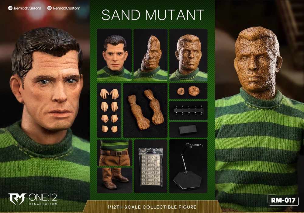 RemadCustom RM-017 1/12 Mutant Sandman 6″ Male Action Figure Model Toy Standard