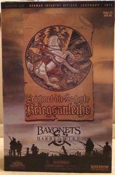 Sideshow Bayonets & Barbed Wire WWI German Infantry Officer 1917 NIB