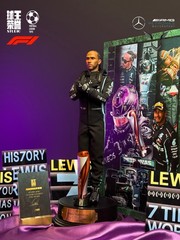 Lewis Hamilton 7x Champion Mercedes F1 1/6 Figure & Car Model – In Stock