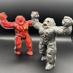 Lot Of 2 MAGNOKOR Inhumanoids 1986 Hasbro Action Figures Complete + Incomplete