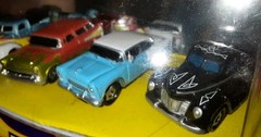 Speedeez STREET HOT RODS 1 Racing Car Set c.2003 Playmates 60090 Free Shipping