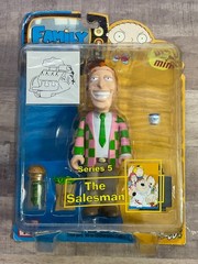 Family Guy THE SALESMAN Series 5 Action Figure Mezco 2006 SEALED KT