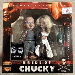BRIDE of CHUCKY Deluxe BOX SET Chucky And Tiffany McFarlane Movie Maniacs 2 New