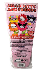 Sanrio Kuromi Plush Valentine’s Day 10″ Flower Bendable Stem Jazwares New