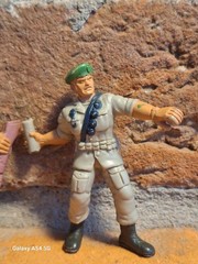 4 Guts! Green Berets Canned Heat Grunt Vtg Action Figure Lot Mattel 1986 1988 2″