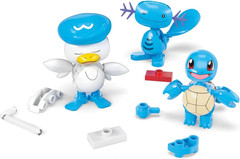 MEGA Pokémon Action Figure Building Toys Set, Water-Type Trainer Team with 79 Pi