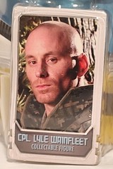2009 James Cameron Avatar Cpl Lyle Wainfleet Fig Mattel webcam i-TAG New on Card