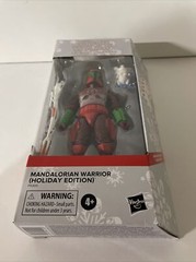 Star Wars Black Series MANDALORIAN WARRIOR 6″ Figure Holiday Edition Brand New