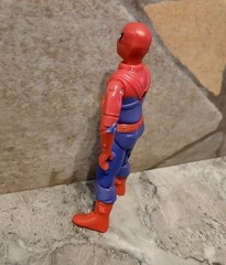 GI Joe Black Major Custom Spider-Man Figure Complete 3.75″ O-RING w/ Alt Head