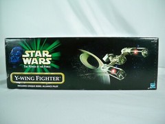 K21i05202 Y-WING FIGHTER MISB MINT IN SEALED BOX 1999 STAR WARS POTF POWER FORCE