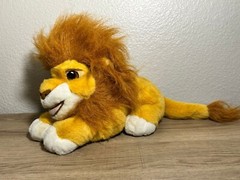 Vtg Lion King SIMBA Authentic Plush Puppet 1993 Mattel Disney Not Working