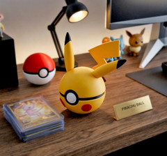 Pokemon Pikachu Pokeball 3D Printed Figurine Themed Ball Specialty Collection