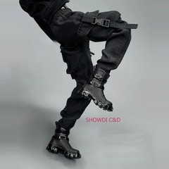 1/12 Female Jacket Pants Clothes Model For 6” Action Figure Body (No Figure)
