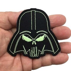 Darth Vader Punisher Inspired 3″ Glow In The Dark Mashup Embroidered Patch PAT-1