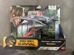 Jurassic World Survival Strike Attack Mutadon Dinosaur Figure Chomping Action
